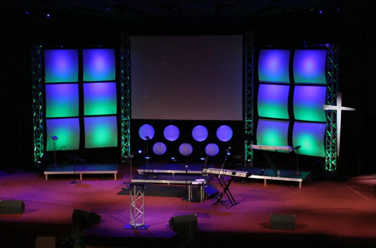 Staging for Churches | Church Stage Design | SC Projects