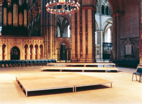 Church Stage Installation 